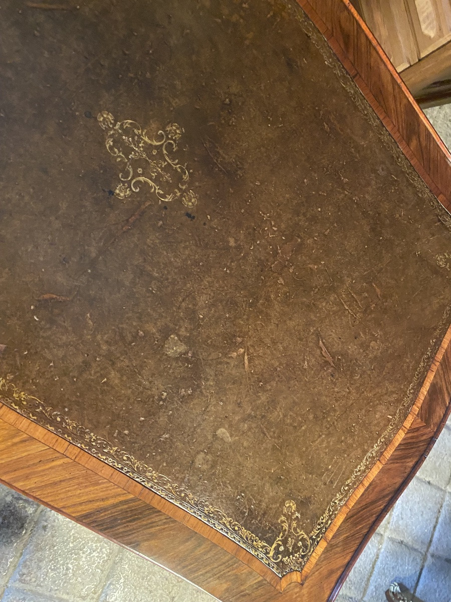 Small Louis XV Desk In Rosewood -photo-6