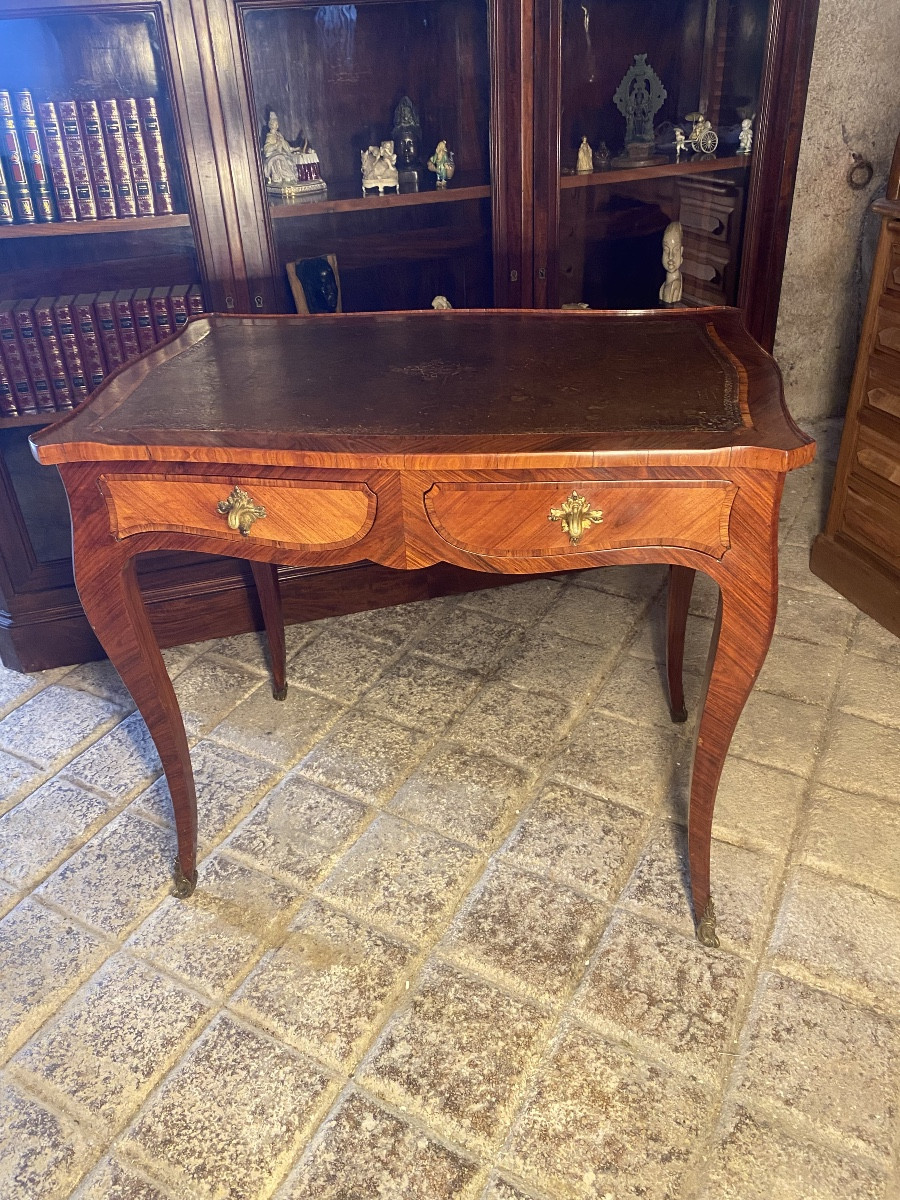 Small Louis XV Desk In Rosewood 