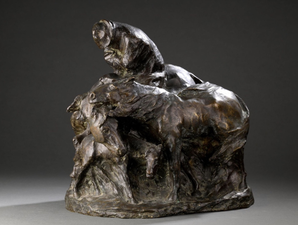 Bronze XIXème siècle, école belge 