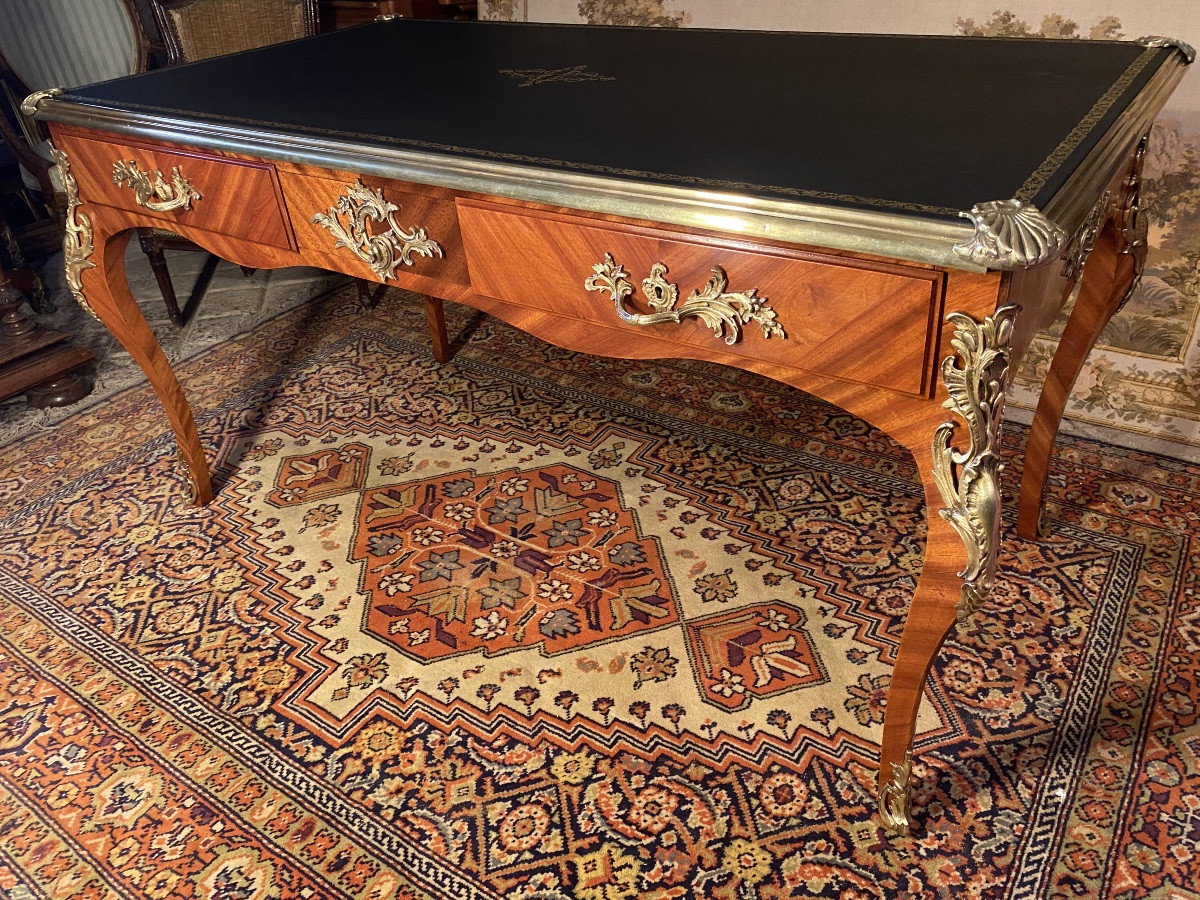 Bureau ministre de style Louis XV-photo-3