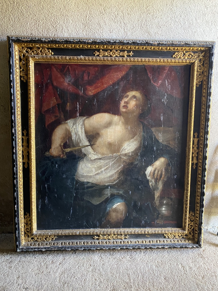 Lucrèce, école italienne vers 1630-photo-2