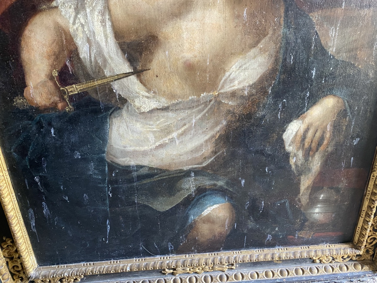 Lucrèce, école italienne vers 1630-photo-4