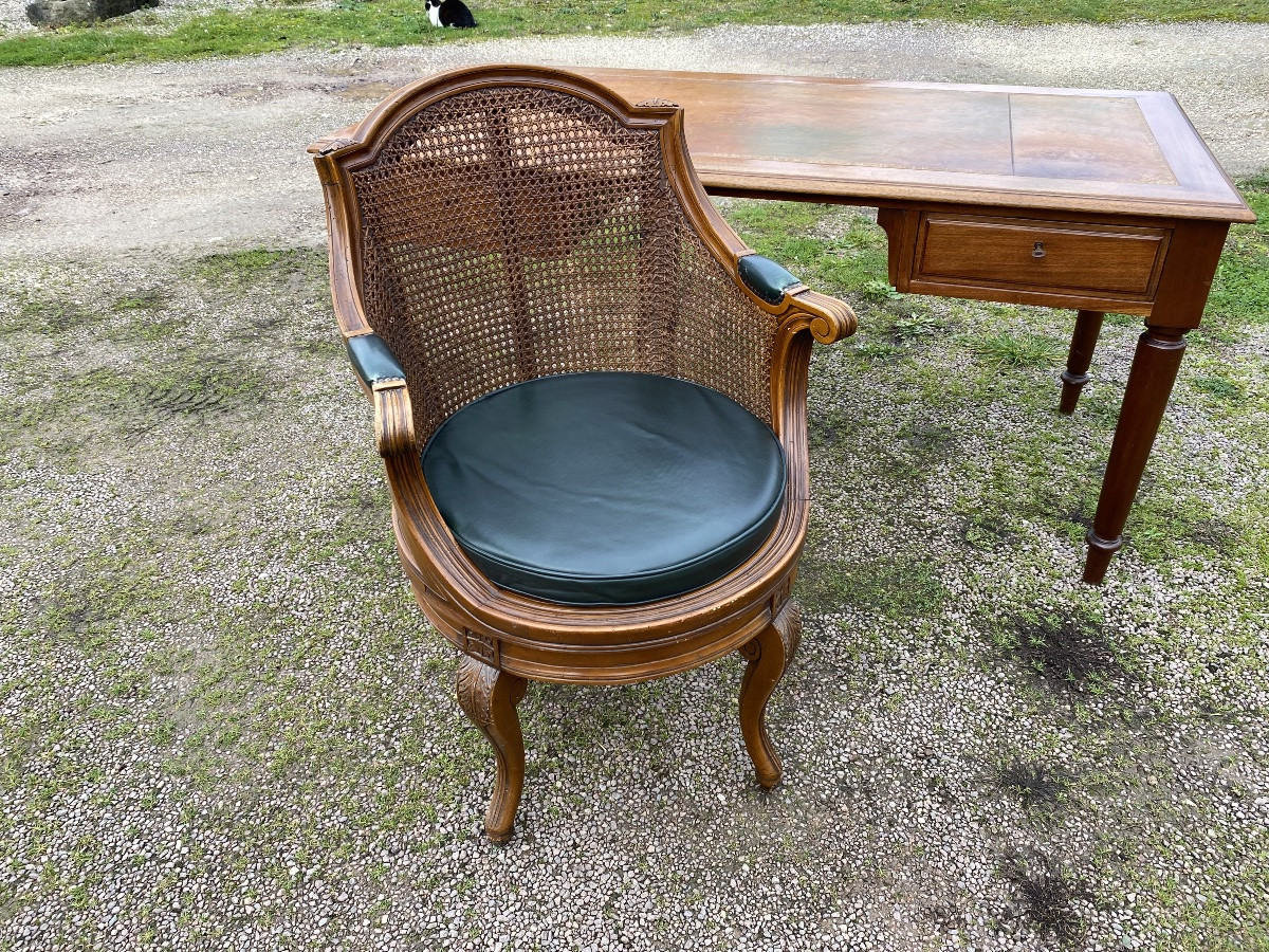 Fauteuil de bureau tournant -photo-1