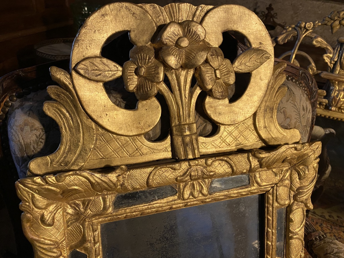 Small Louis XIV Mirror Dating From 1740-photo-3