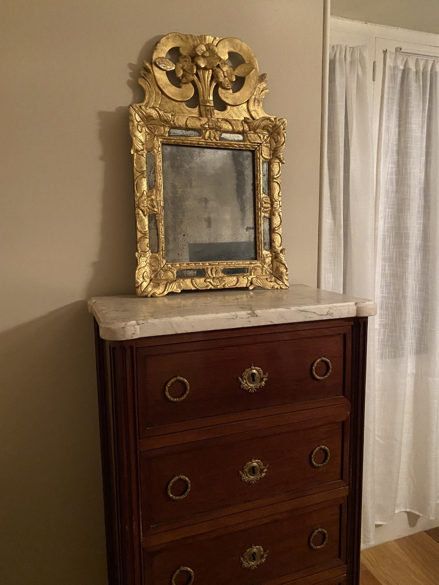 Small Louis XIV Mirror Dating From 1740-photo-8