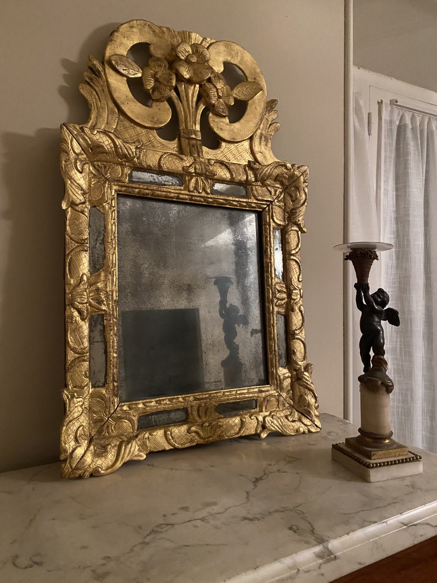 Small Louis XIV Mirror Dating From 1740-photo-2