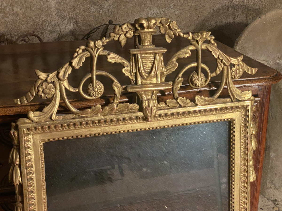 Miroir d’époque Louis XVI -photo-2