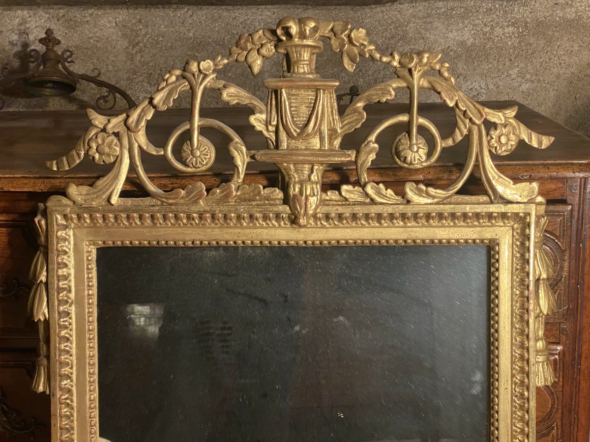 Miroir d’époque Louis XVI -photo-3