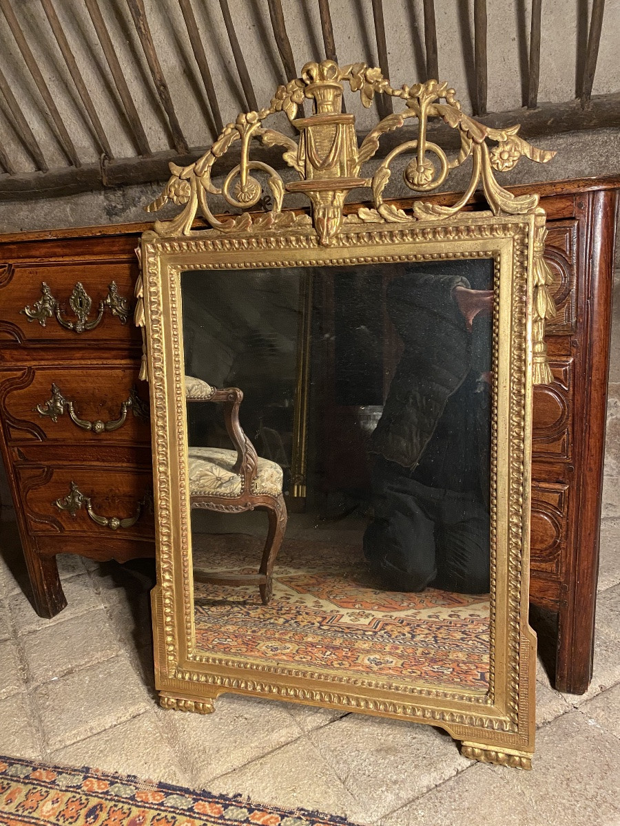 Miroir d’époque Louis XVI -photo-1