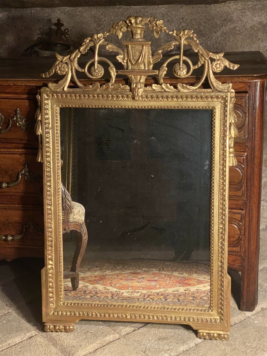 Miroir d’époque Louis XVI -photo-2