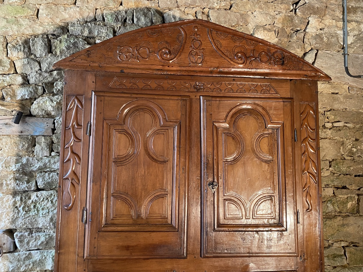 Armoire 4 portes d’époque XVIIe siècle -photo-3