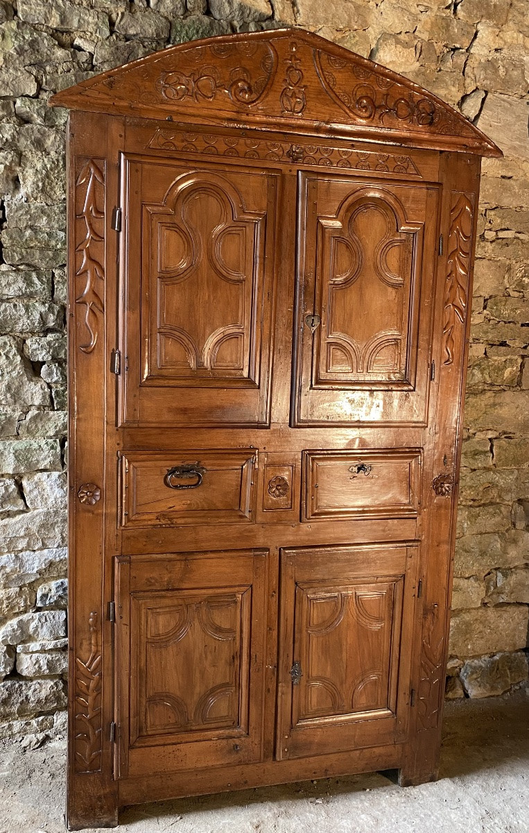 Armoire 4 portes d’époque XVIIe siècle -photo-1