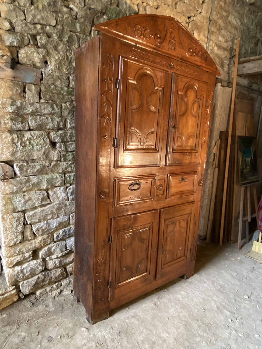 Armoire 4 portes d’époque XVIIe siècle -photo-2
