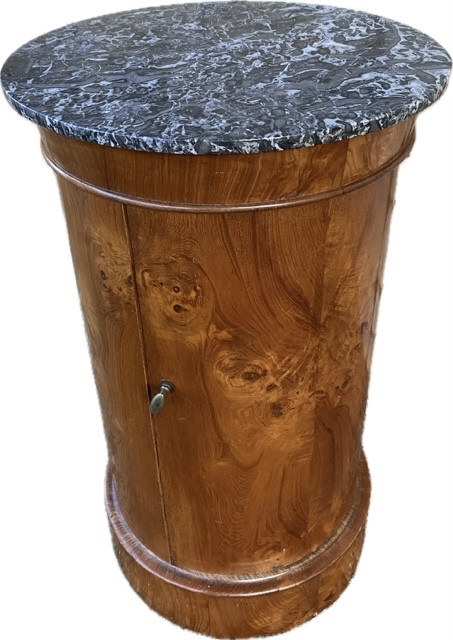 Charles X Bedside Table/sleeping Bag In Elm 