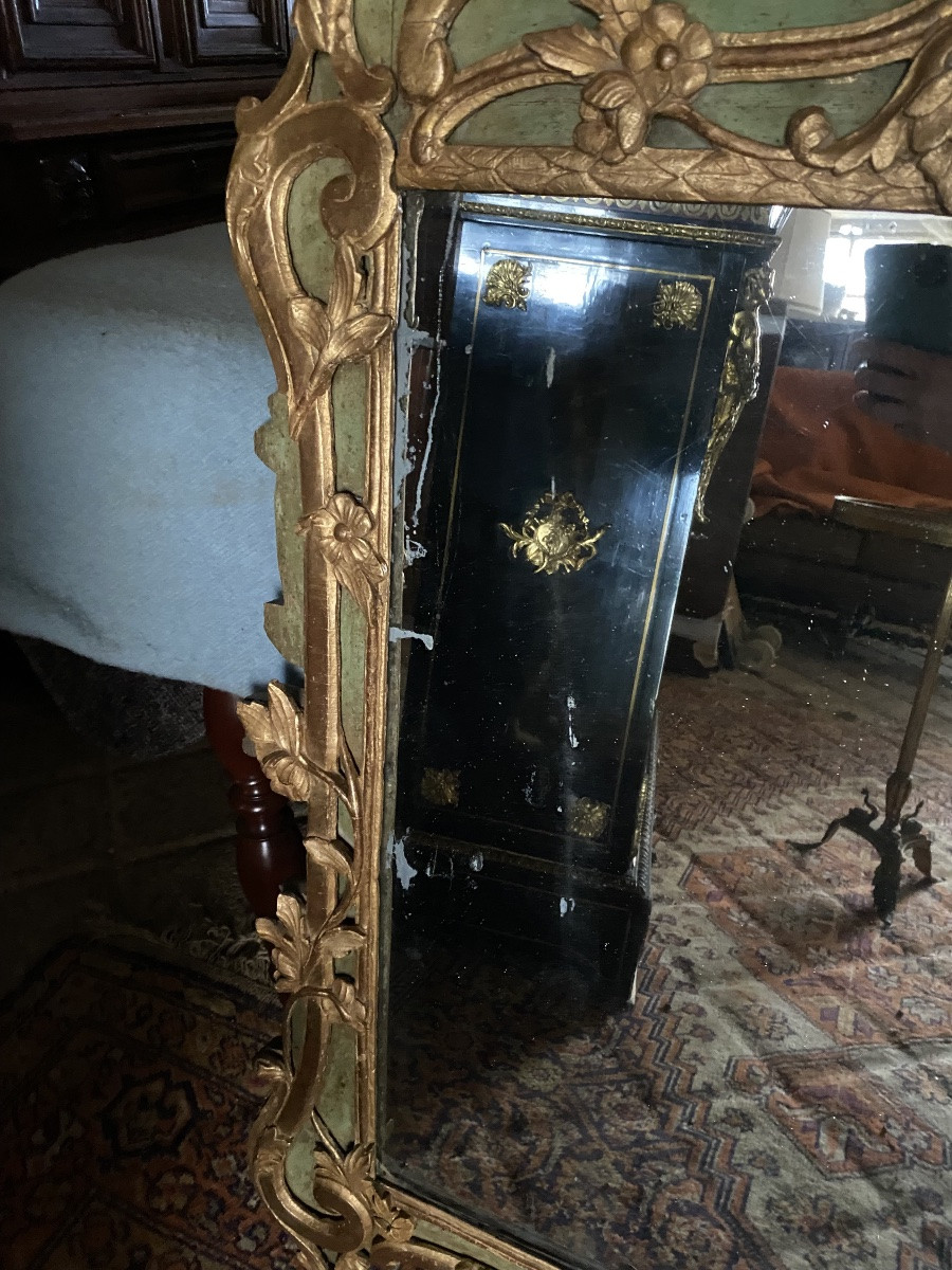 Miroir Provençal XVIII ème siècle -photo-3