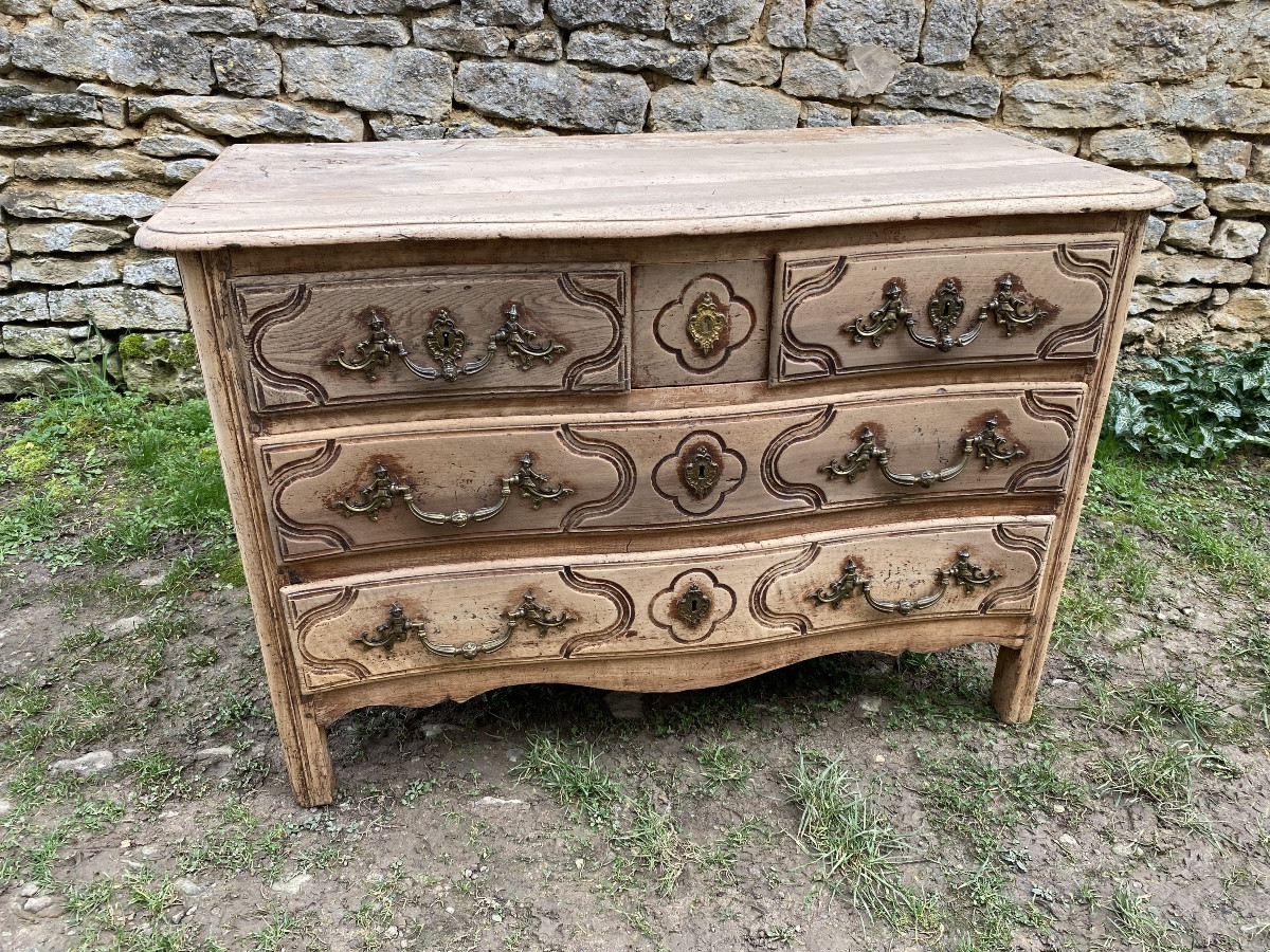 18th-century Chest Of Drawers In Raw Wood -photo-2