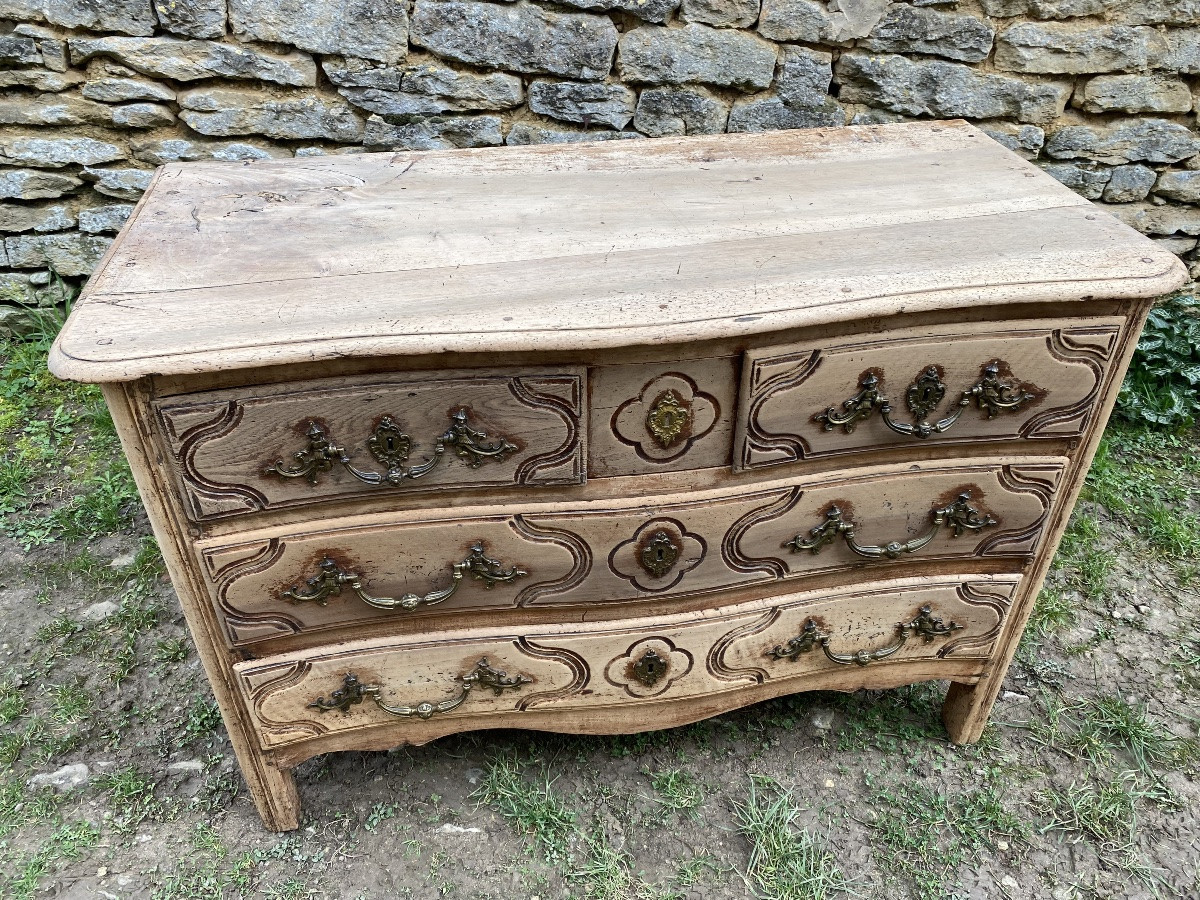 18th-century Chest Of Drawers In Raw Wood -photo-3