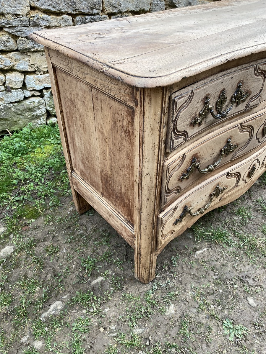 18th-century Chest Of Drawers In Raw Wood -photo-4