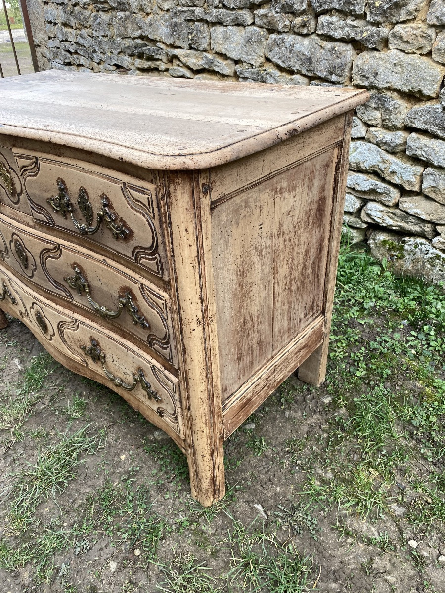 18th-century Chest Of Drawers In Raw Wood -photo-1