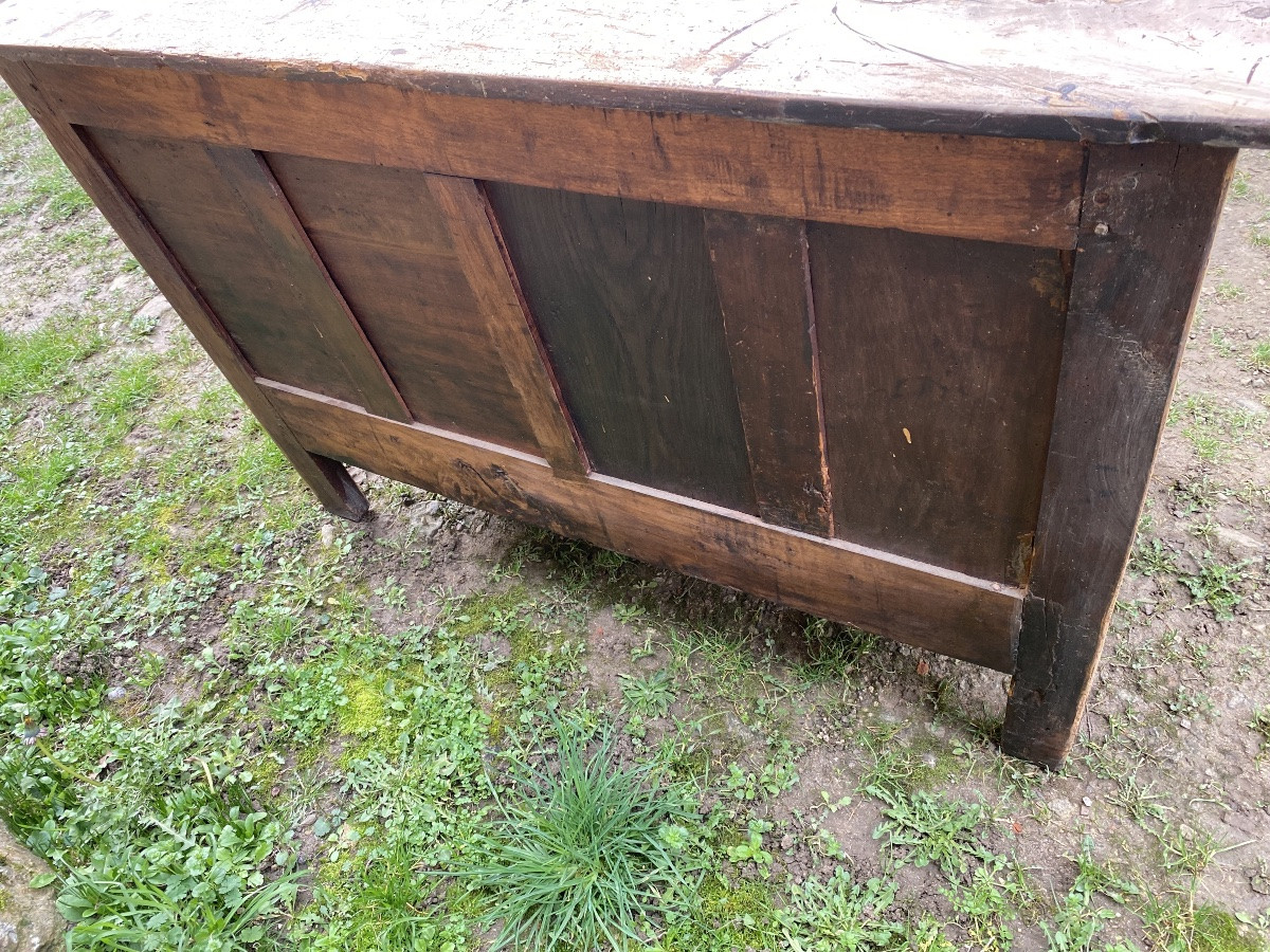 18th-century Chest Of Drawers In Raw Wood -photo-5