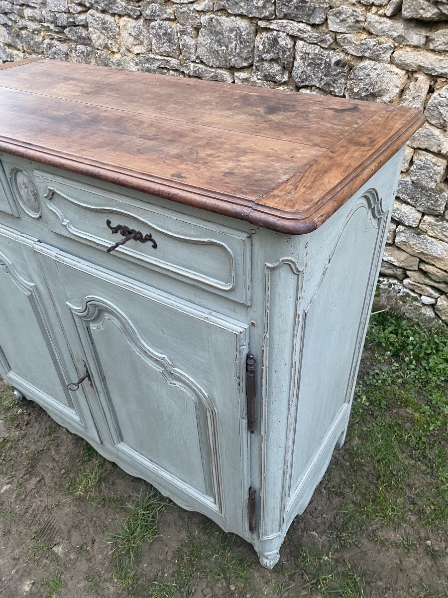 Buffet haut XVIIIe siècle patiné -photo-3