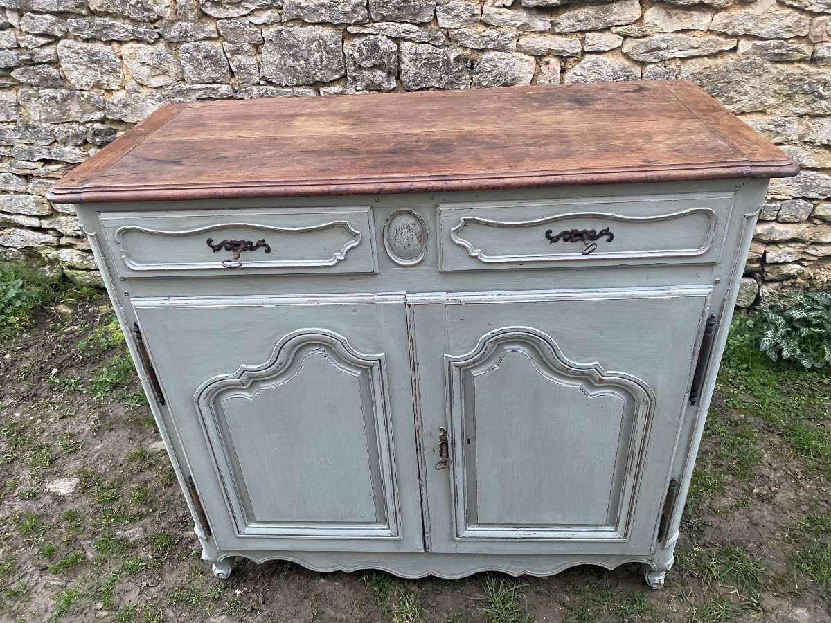 Buffet haut XVIIIe siècle patiné -photo-1