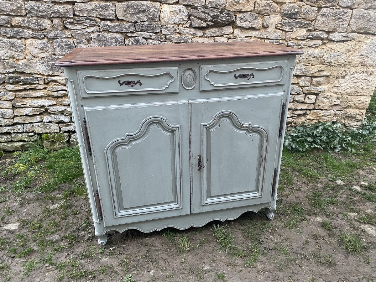 Buffet haut XVIIIe siècle patiné -photo-7