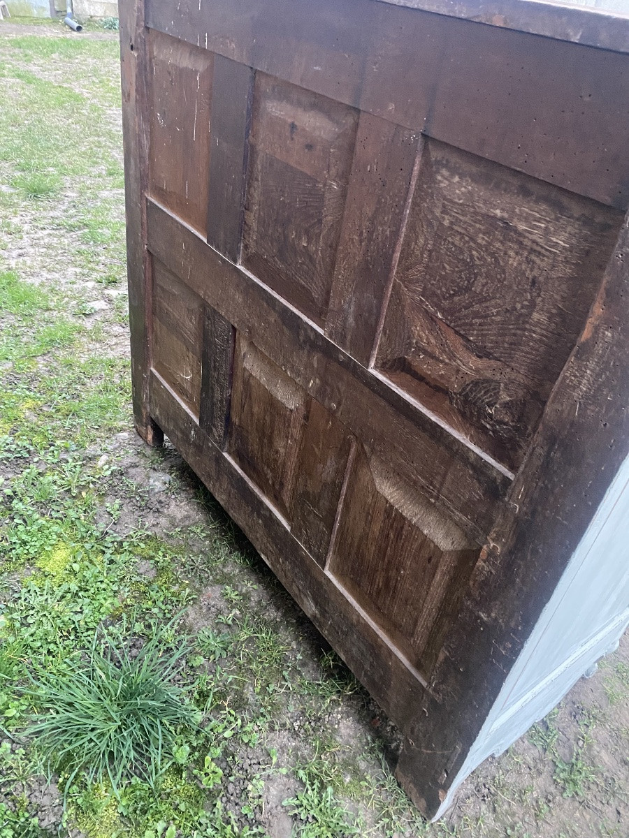 Buffet haut XVIIIe siècle patiné -photo-8