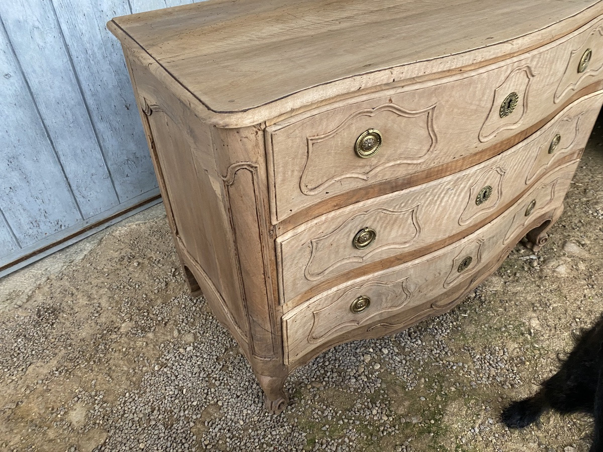 Louis XV Chest Of Drawers In Raw Wood -photo-2