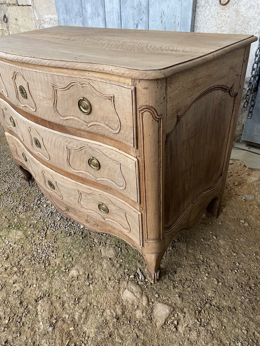Louis XV Chest Of Drawers In Raw Wood -photo-4
