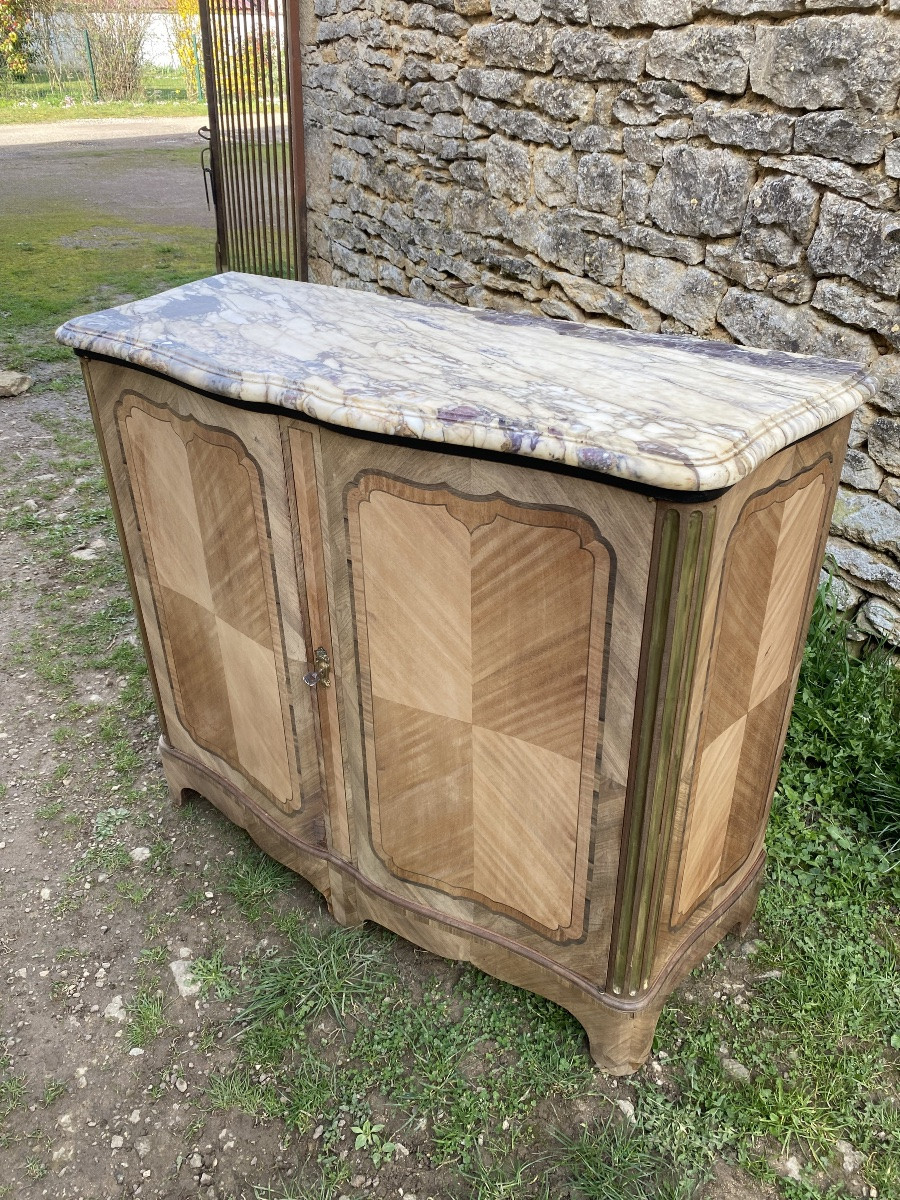 Curved Marquetry Buffet -photo-2