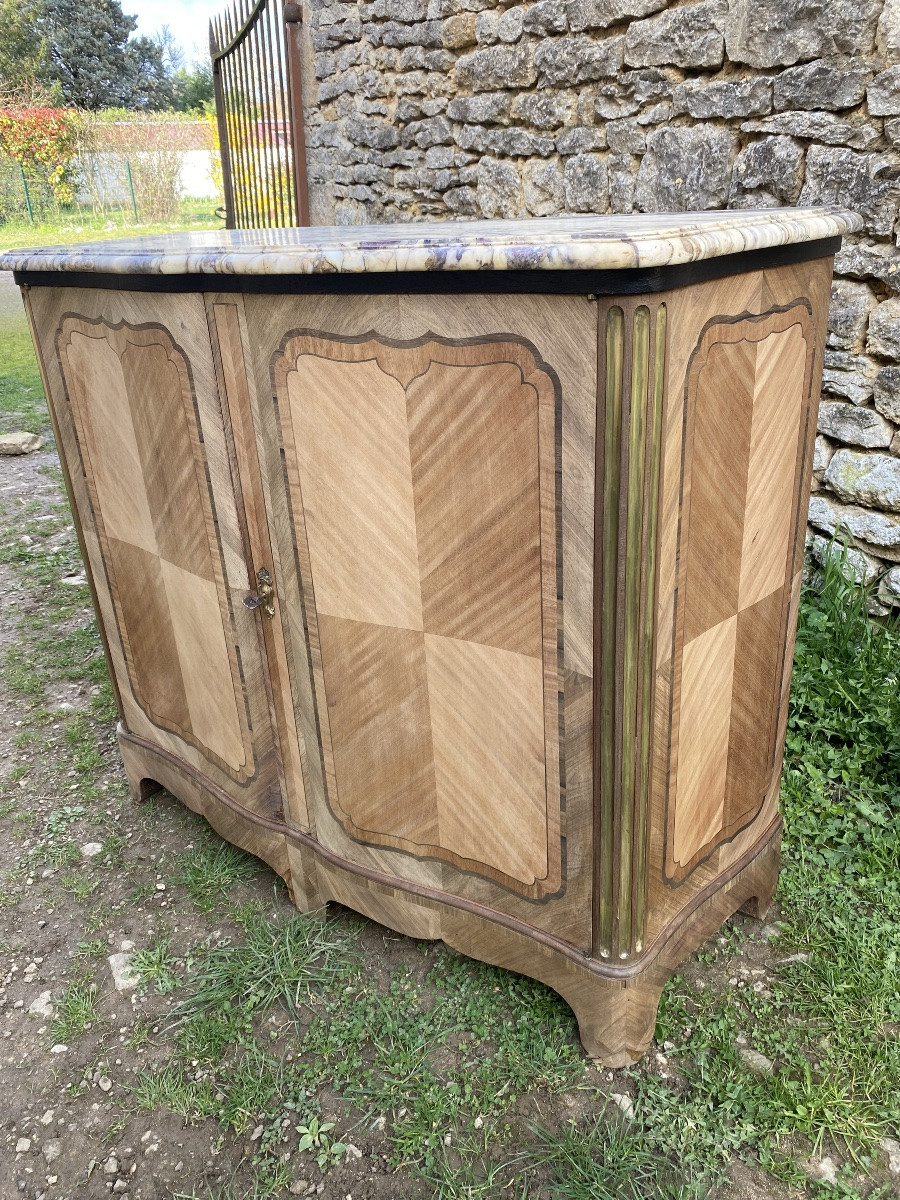 Curved Marquetry Buffet -photo-4
