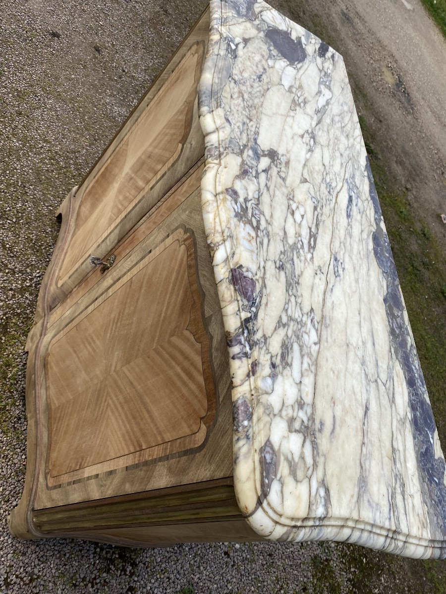 Curved Marquetry Buffet -photo-3