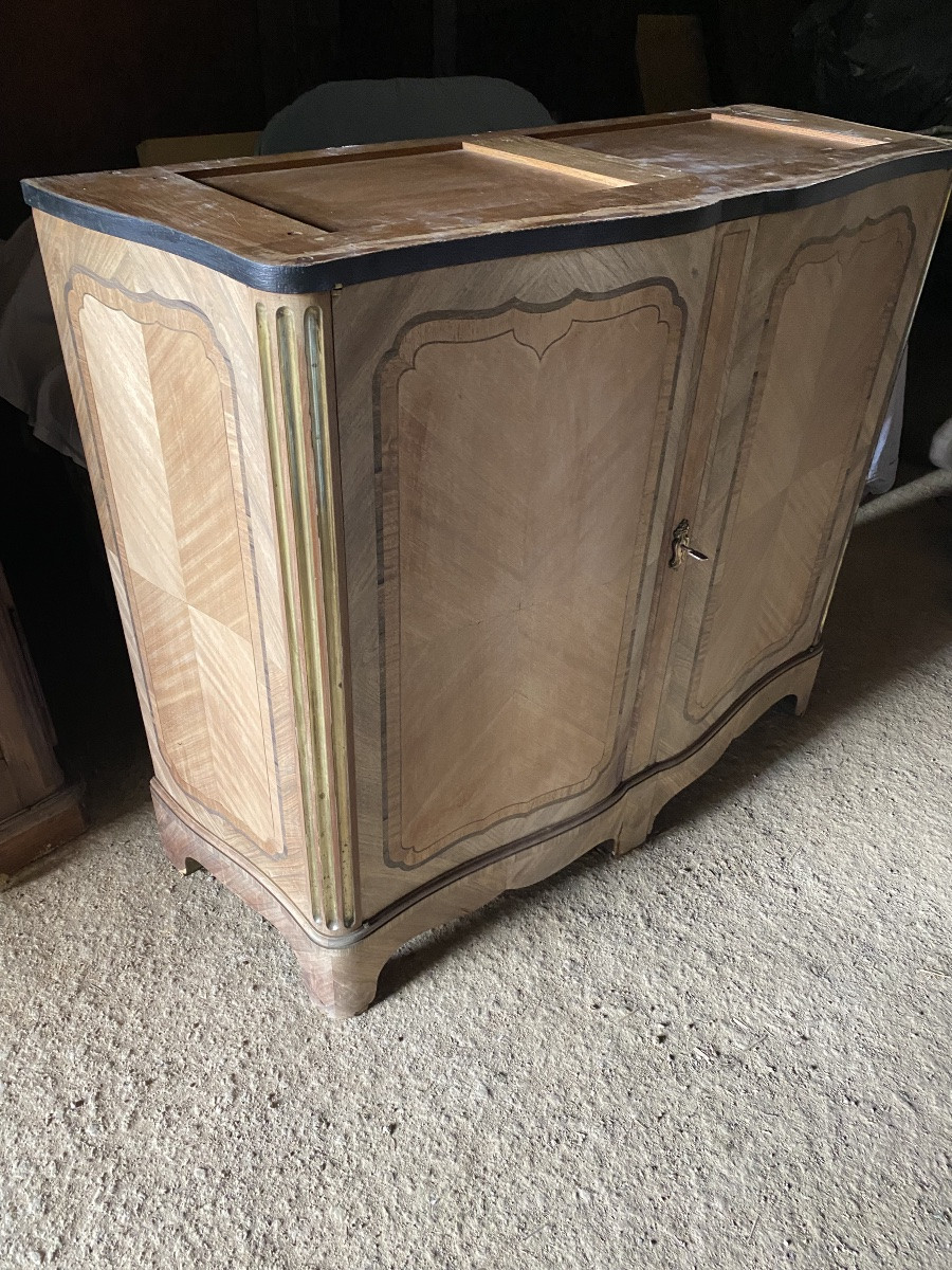 Curved Marquetry Buffet -photo-7
