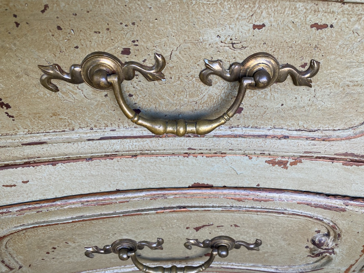 Commode d’époque Louis XV patinée-photo-5