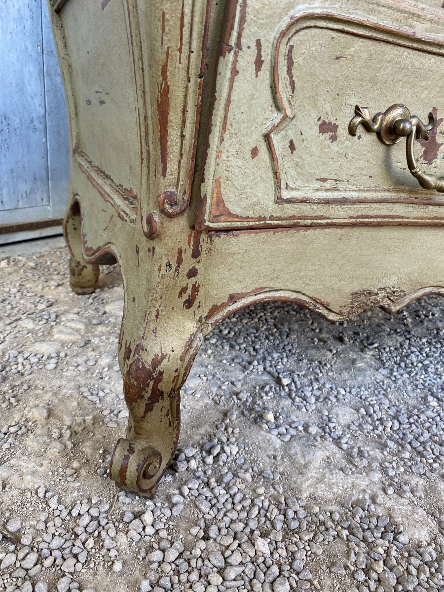 Commode d’époque Louis XV patinée-photo-6