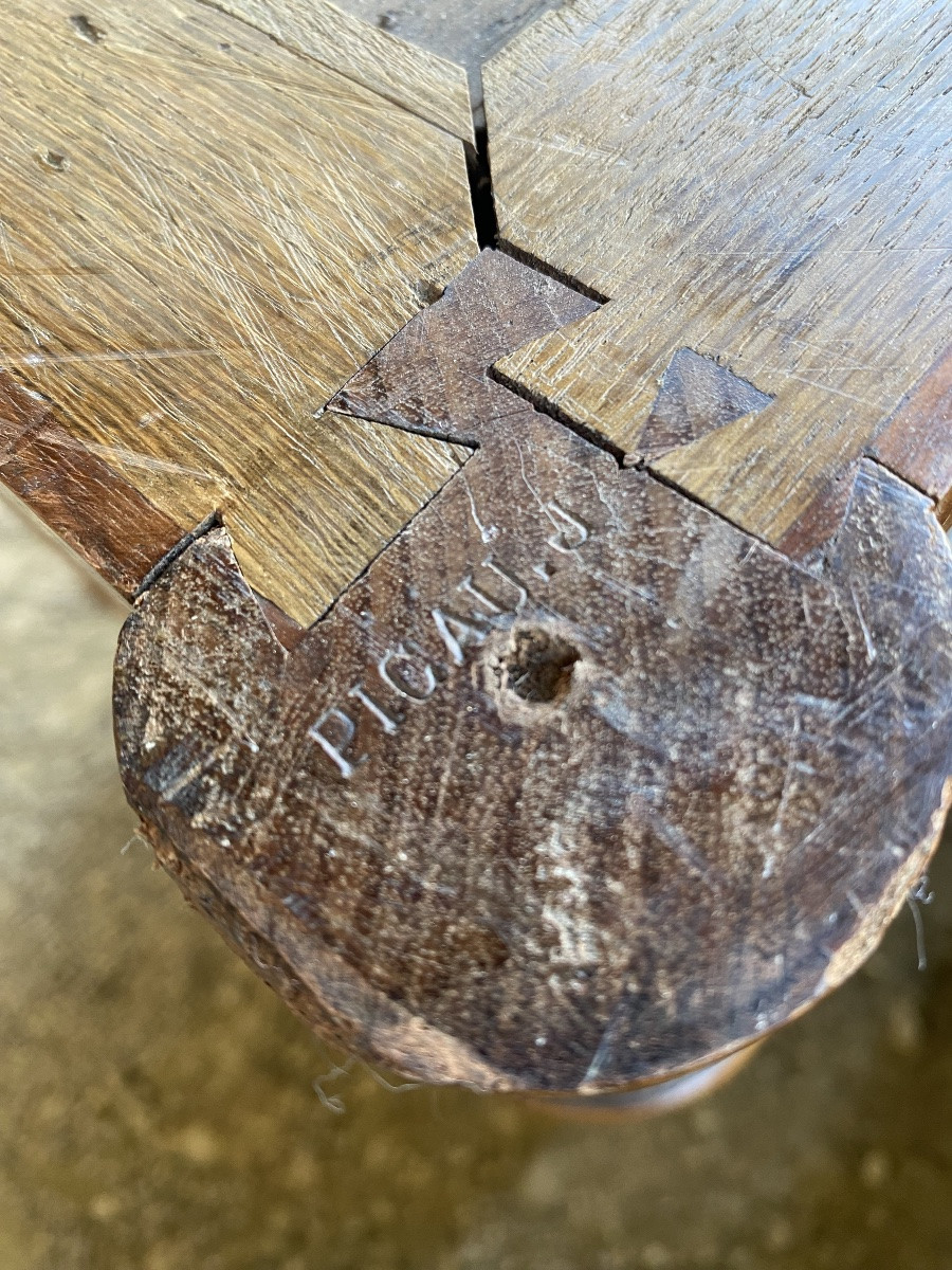 Commode Louis XVI en acajou estampillée -photo-6