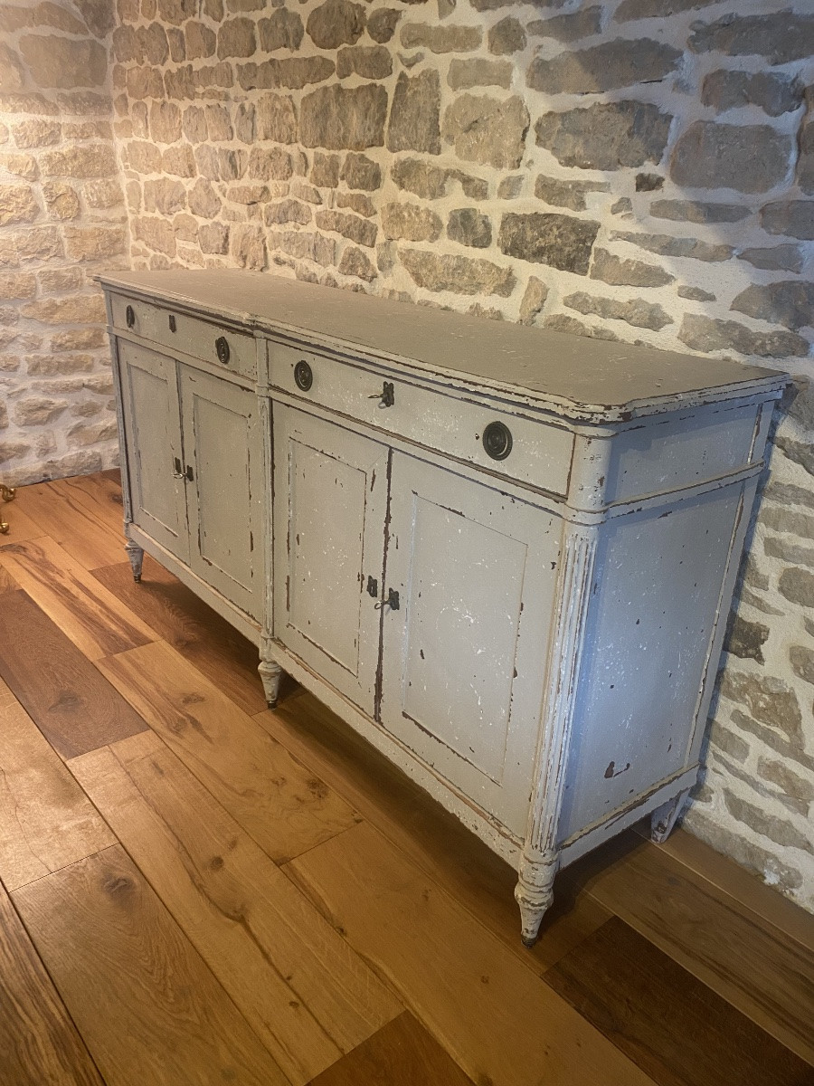Enfilade Louis XVI patinée -photo-6