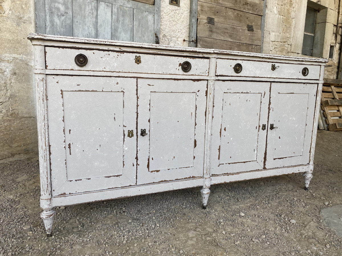 Enfilade Louis XVI patinée 