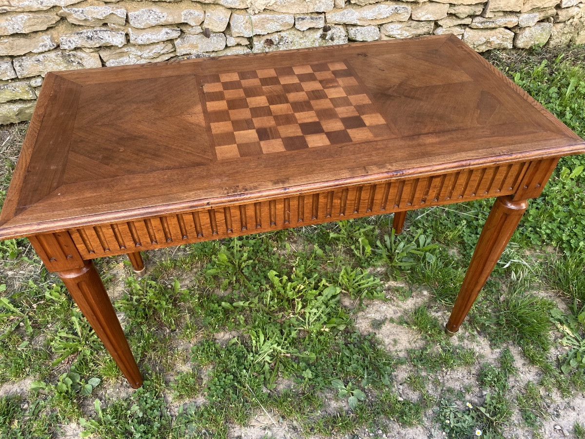 Table à jeux Louis XVI 