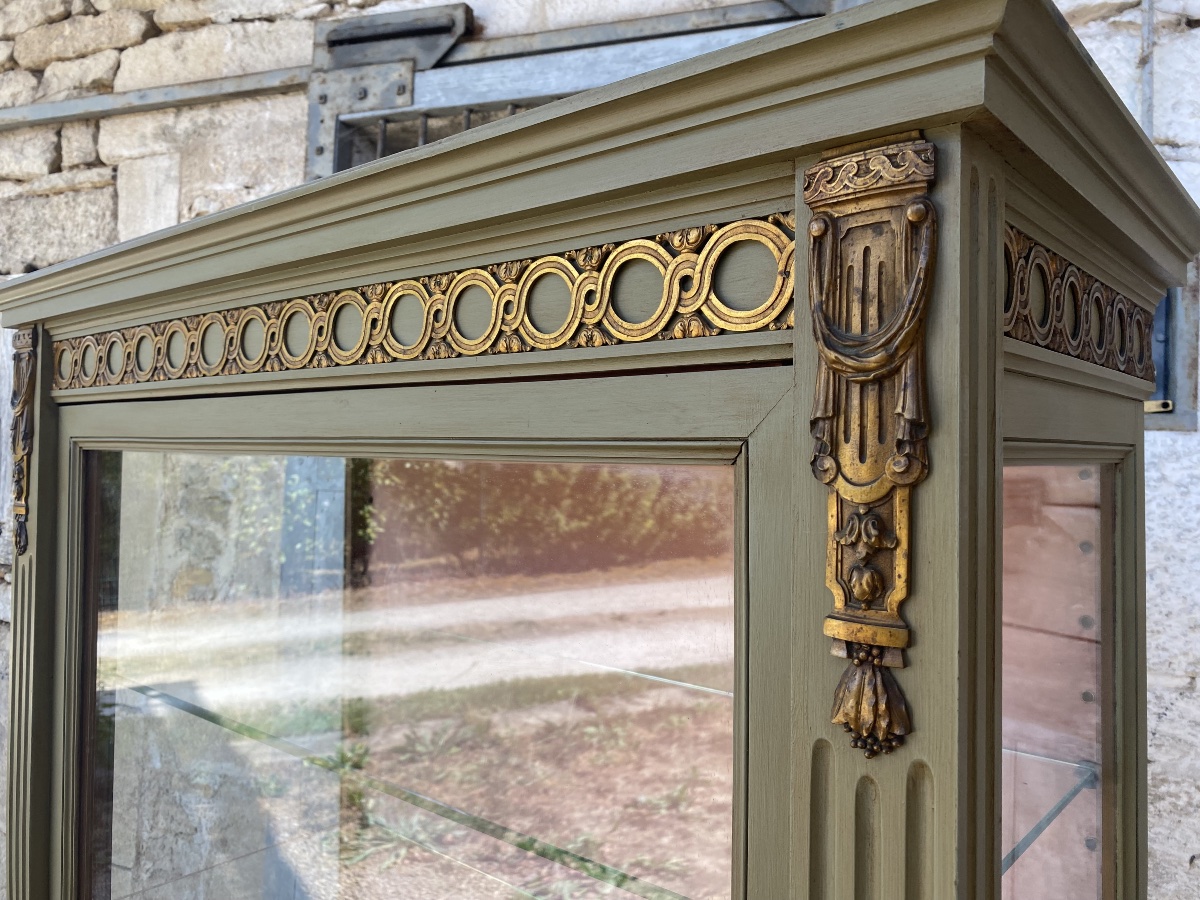 Vitrine / Argentier style Louis XVI -photo-3