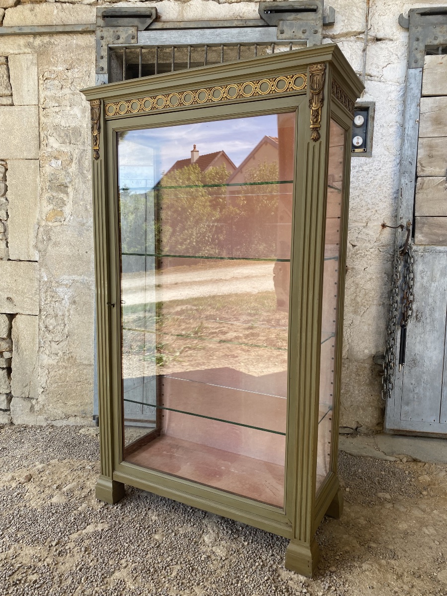 Vitrine / Argentier style Louis XVI 