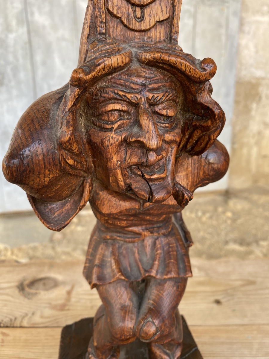 Pair Of "les Bouffons" Candleholders -photo-5