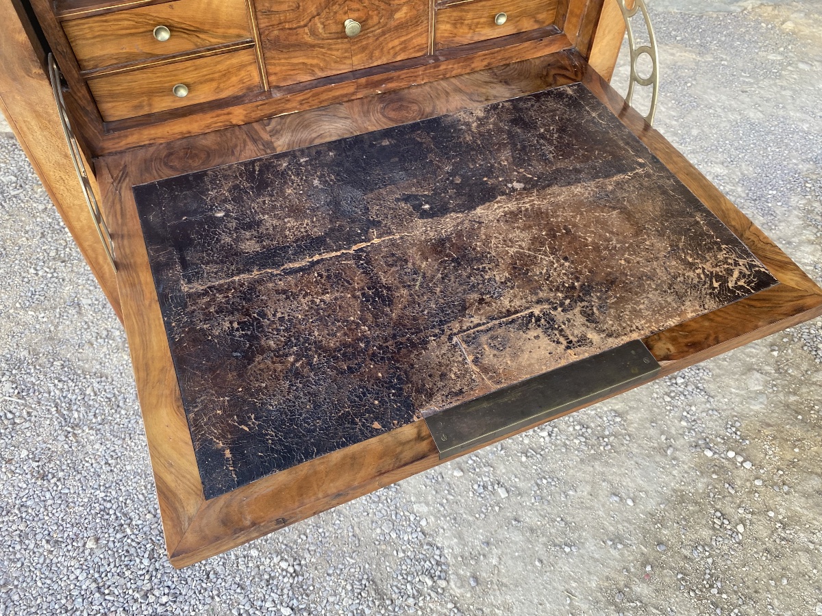 Louis Philippe-style Secretary Desk In Walnut -photo-2
