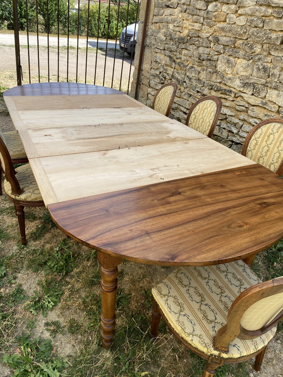 Louis Philippe-era Walnut Table -photo-2