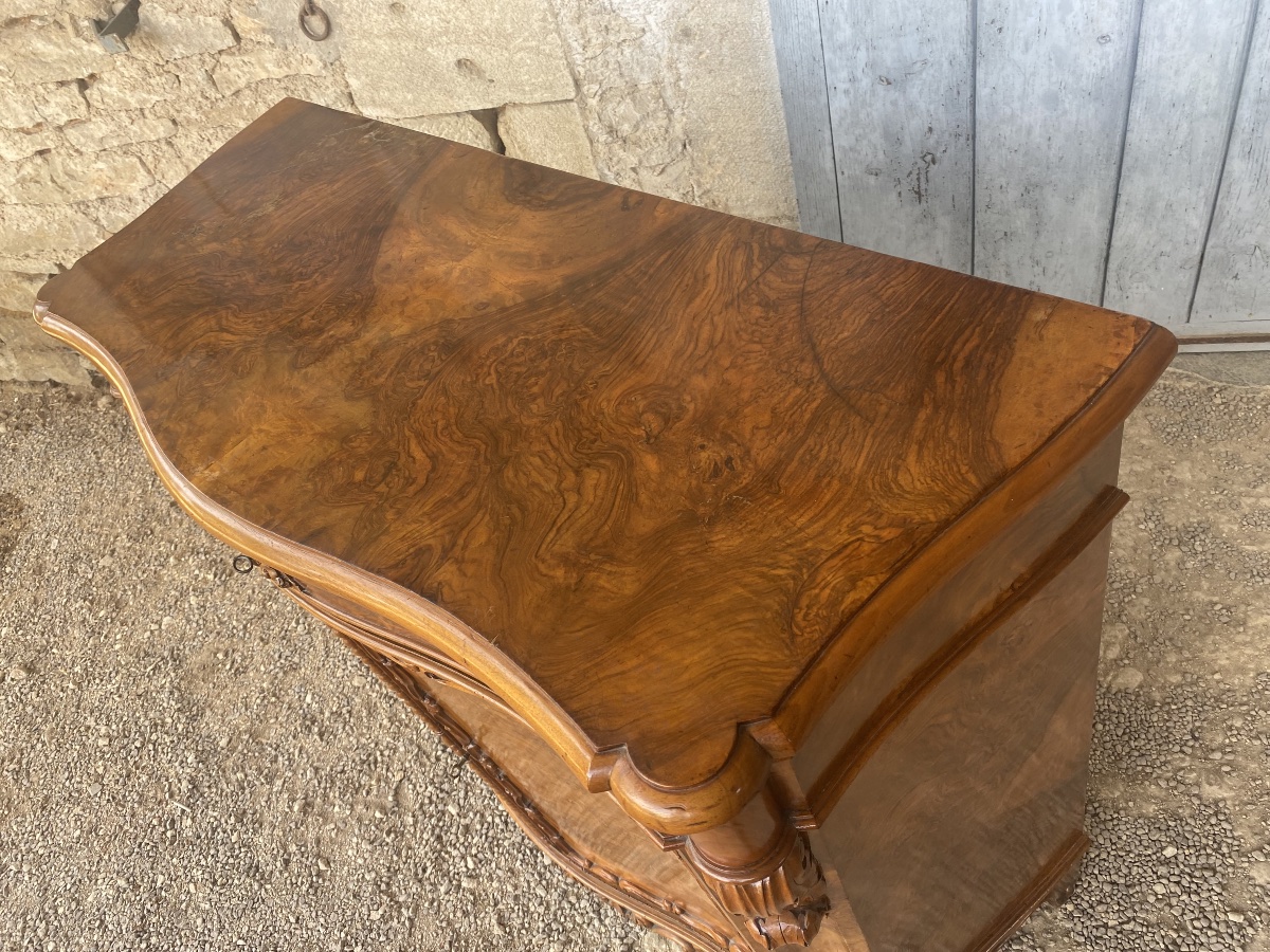 Napoleon III Sideboard In Walnut -photo-2