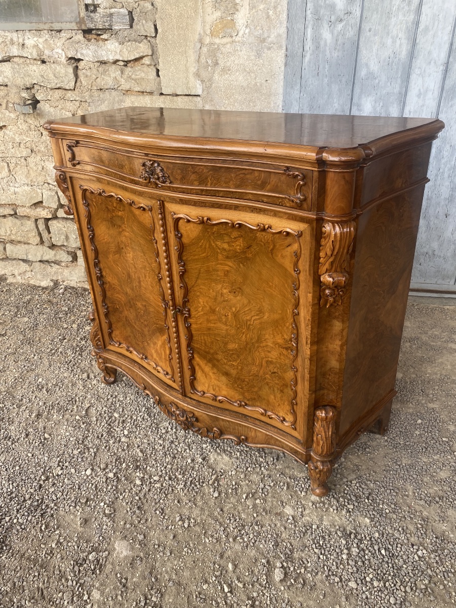 Napoleon III Sideboard In Walnut -photo-3