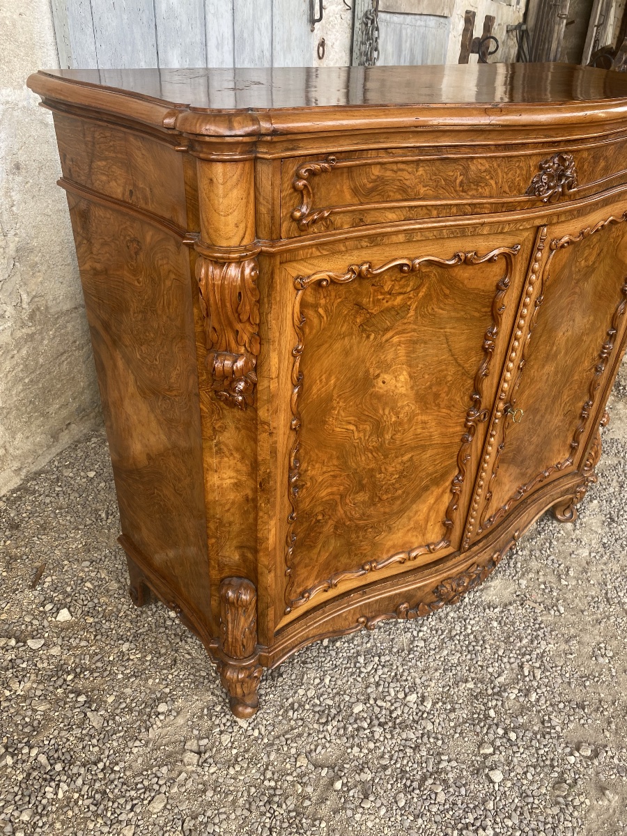Napoleon III Sideboard In Walnut -photo-2