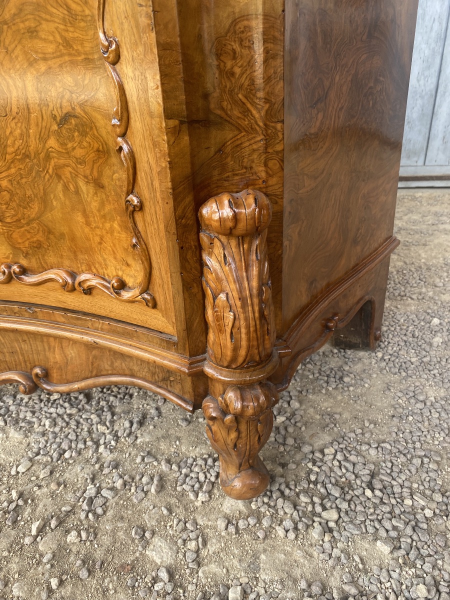 Napoleon III Sideboard In Walnut -photo-4