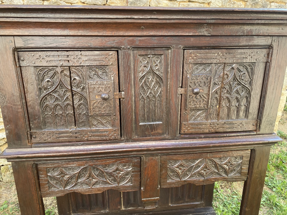 Dressoir gothique XVI ème siècle -photo-3